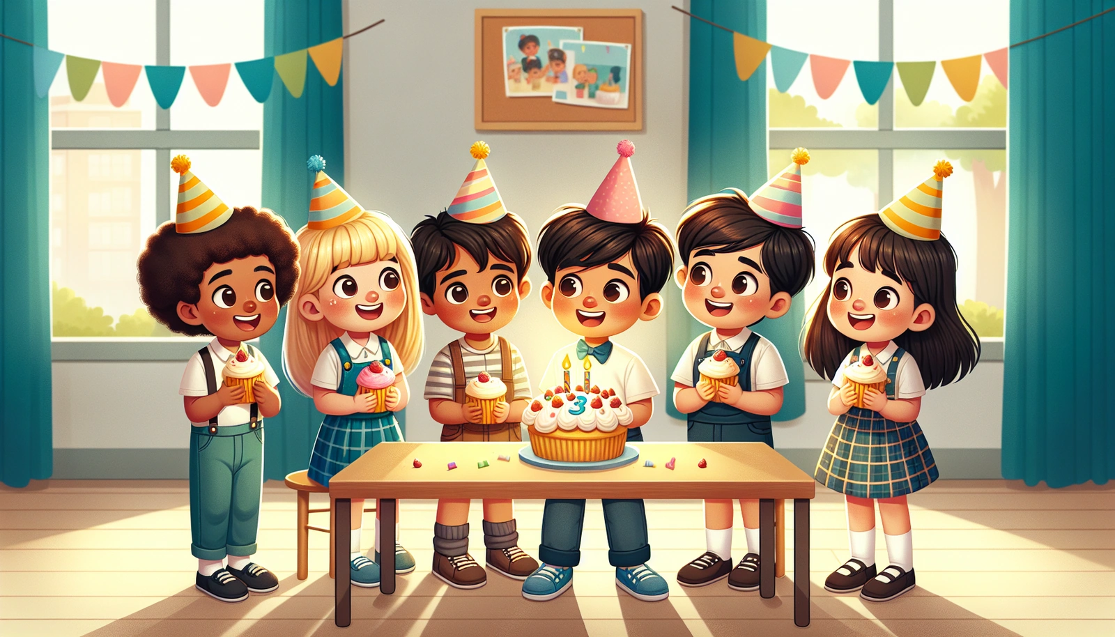 Celebrating My Birthday with Friends at School