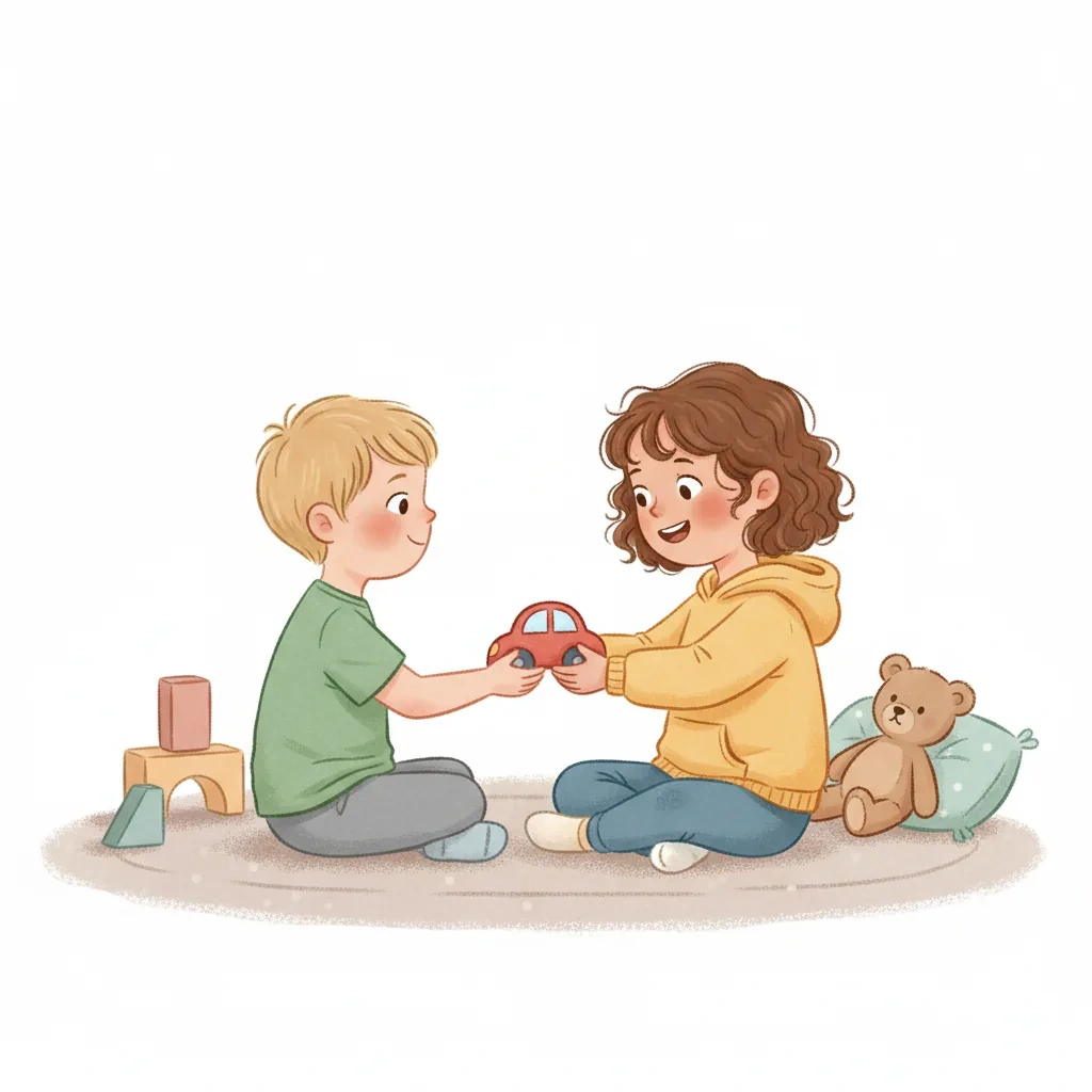 Sharing Toys with Friends Social Story