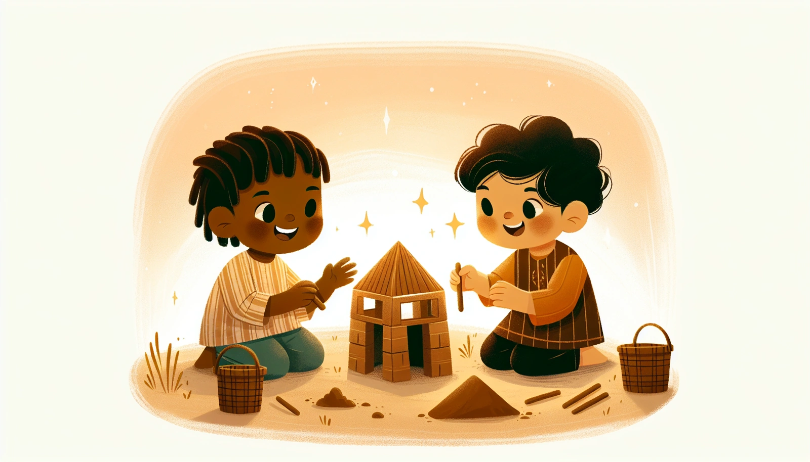 Let's Build a Mud House Together! - Social Story PDF