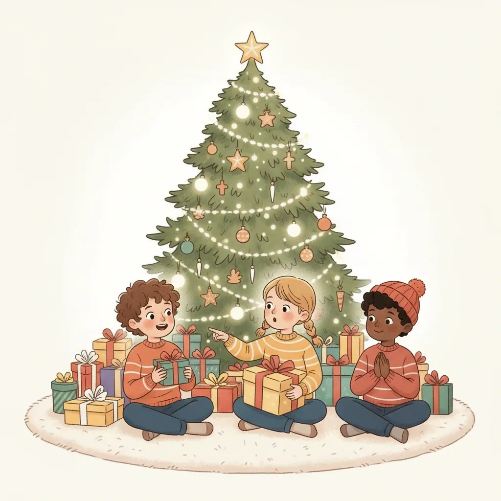 Juleaften: Glæden ved at Give og Modtage Social Story