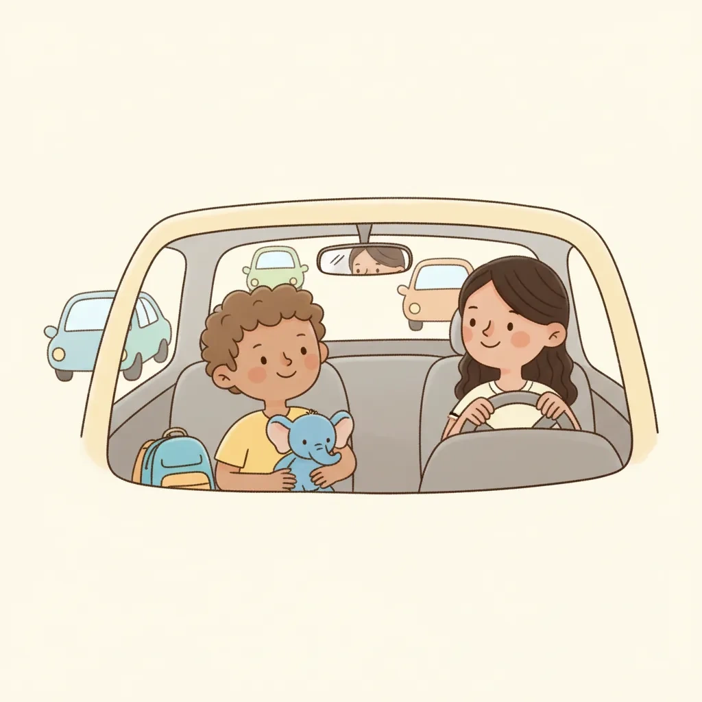 Staying Calm in Busy Traffic - Social Story PDF