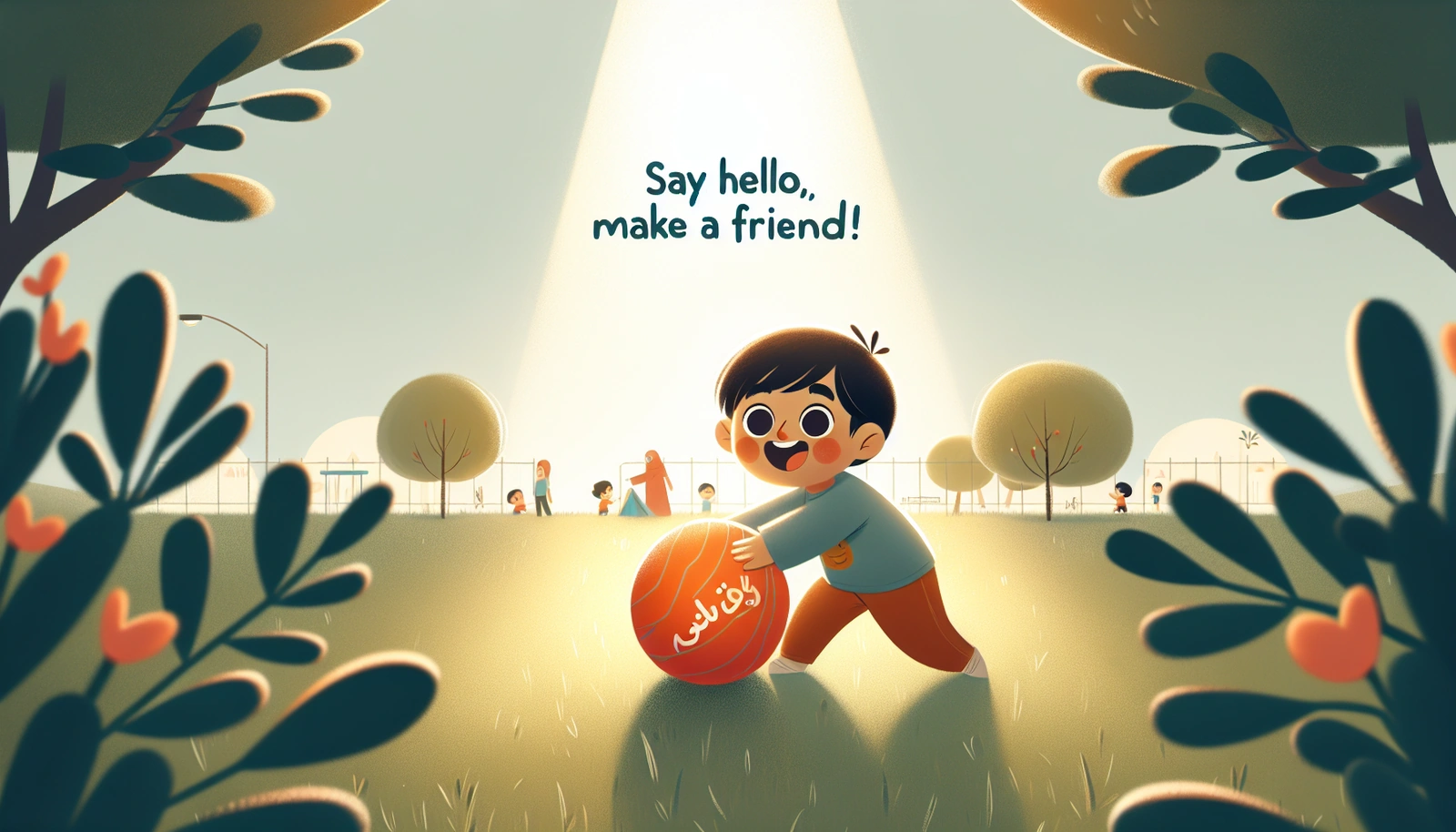 Say Hello, Make a Friend! Printable Social Story