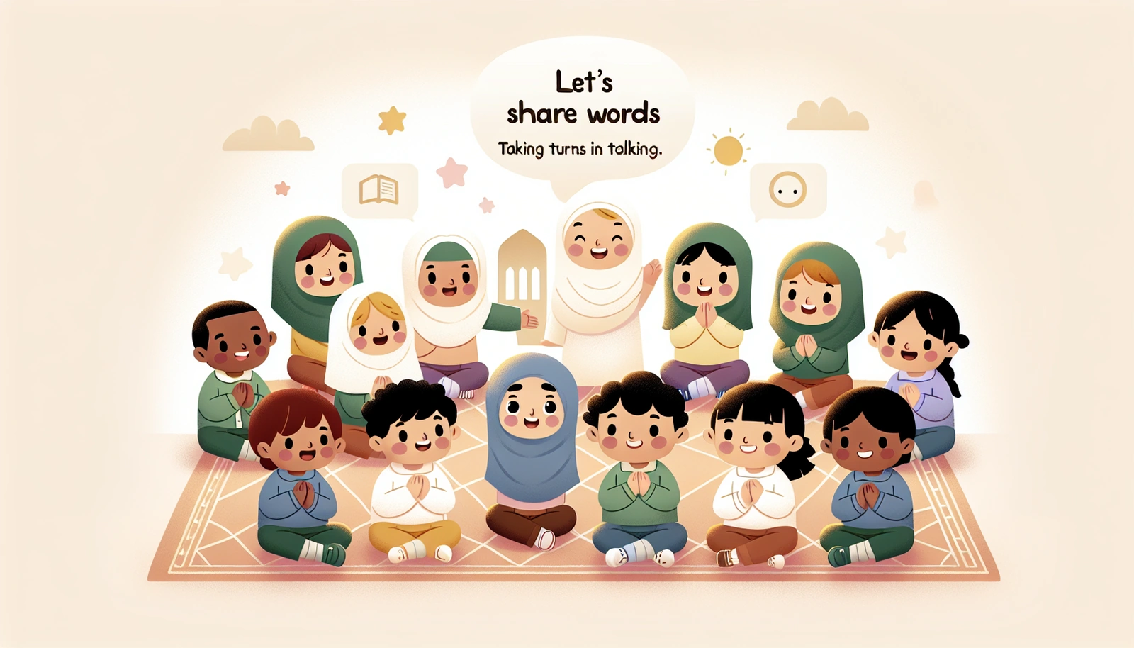 Let's Share Words: Taking Turns in Talking