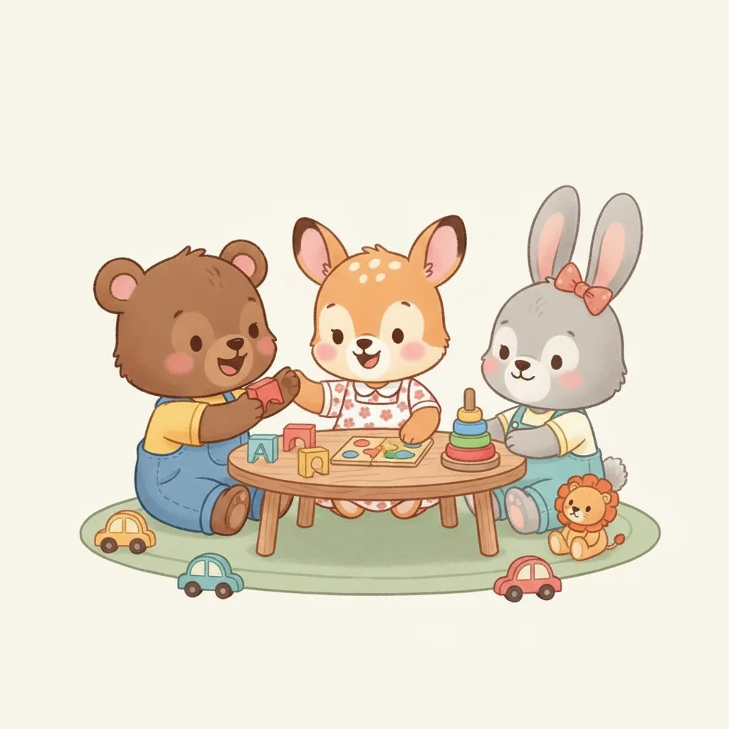 Playing Nicely with Friends at Preschool - Social Story