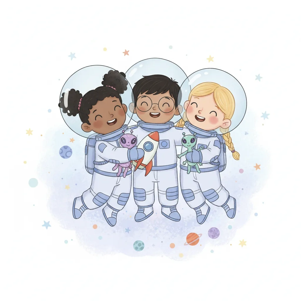 Space Adventures with Friends - Printable Social Story