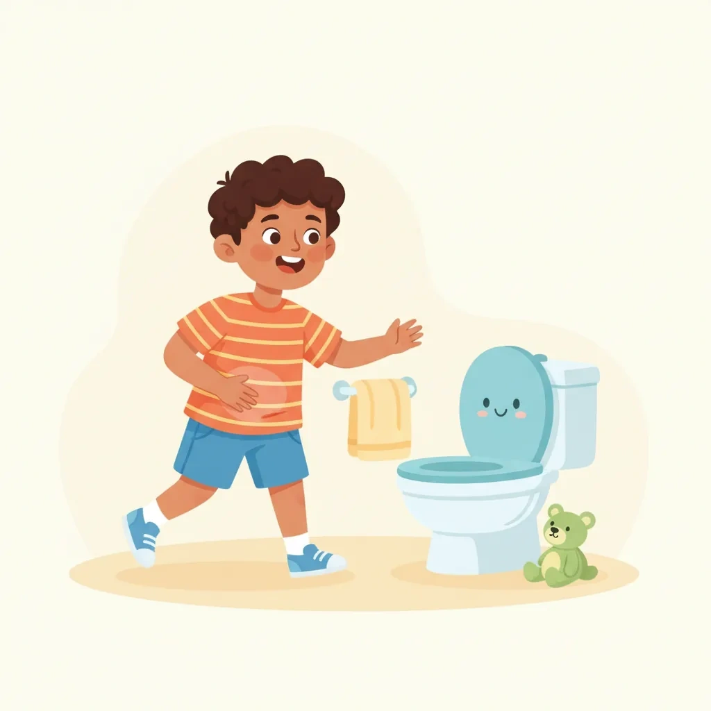 وقت المرحاض: خطوات سهلة للأطفال